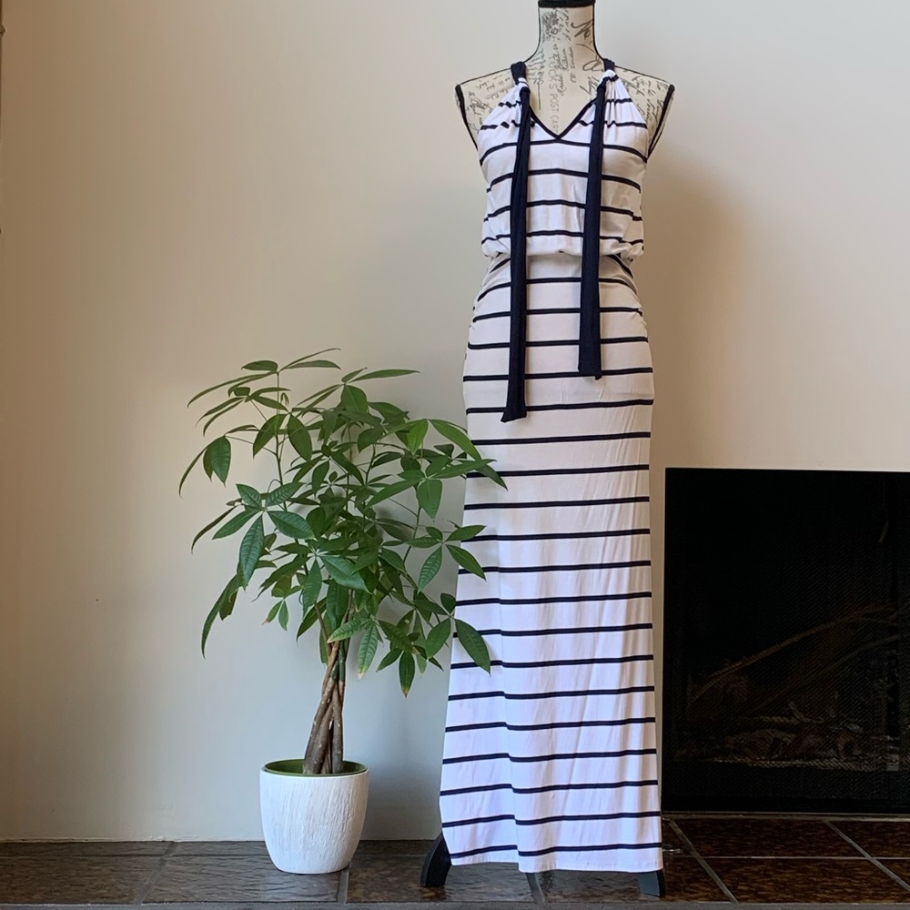 EUC Navy Stripe Maxi